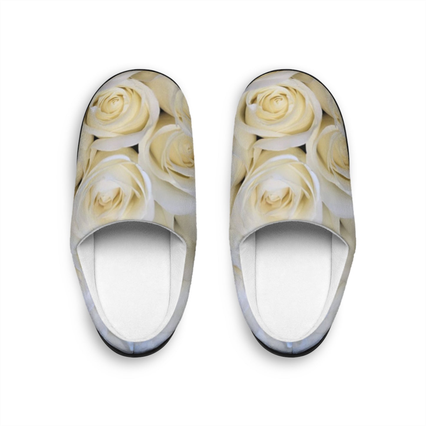 White Roses Slippers