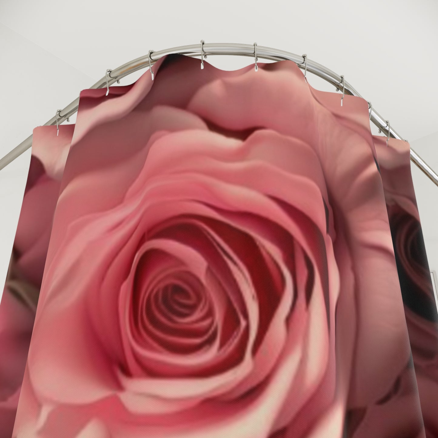 Pink Roses Shower Curtain