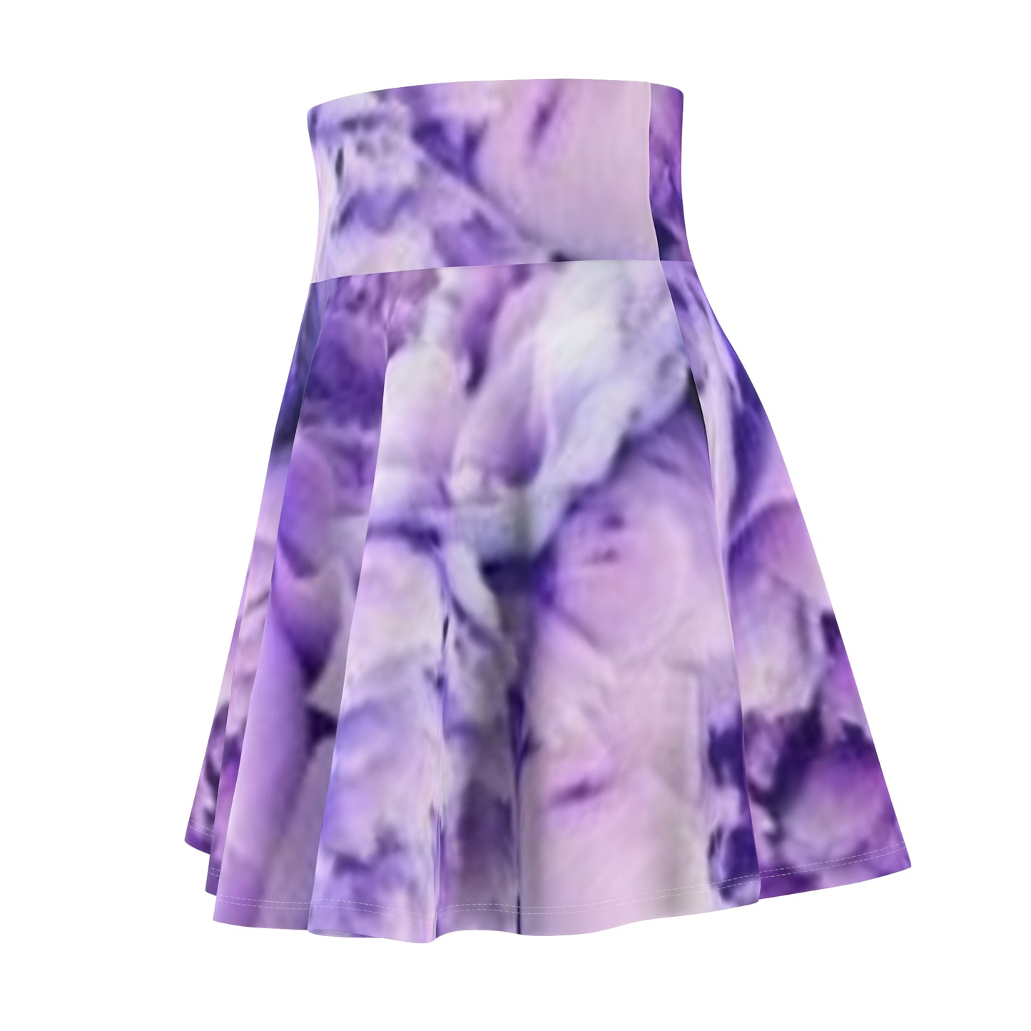 Purple Peony Skater Skirt