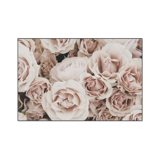 Light Pink Roses Heavy Duty Floor Mat