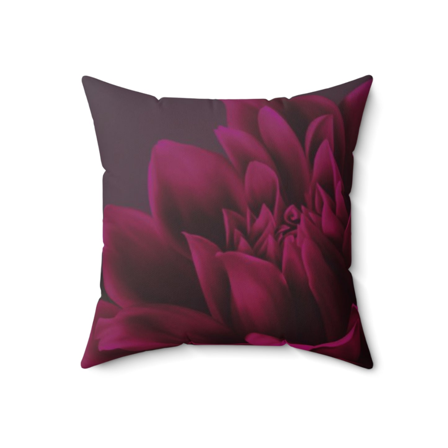 Magenta Dahlia Square Pillow