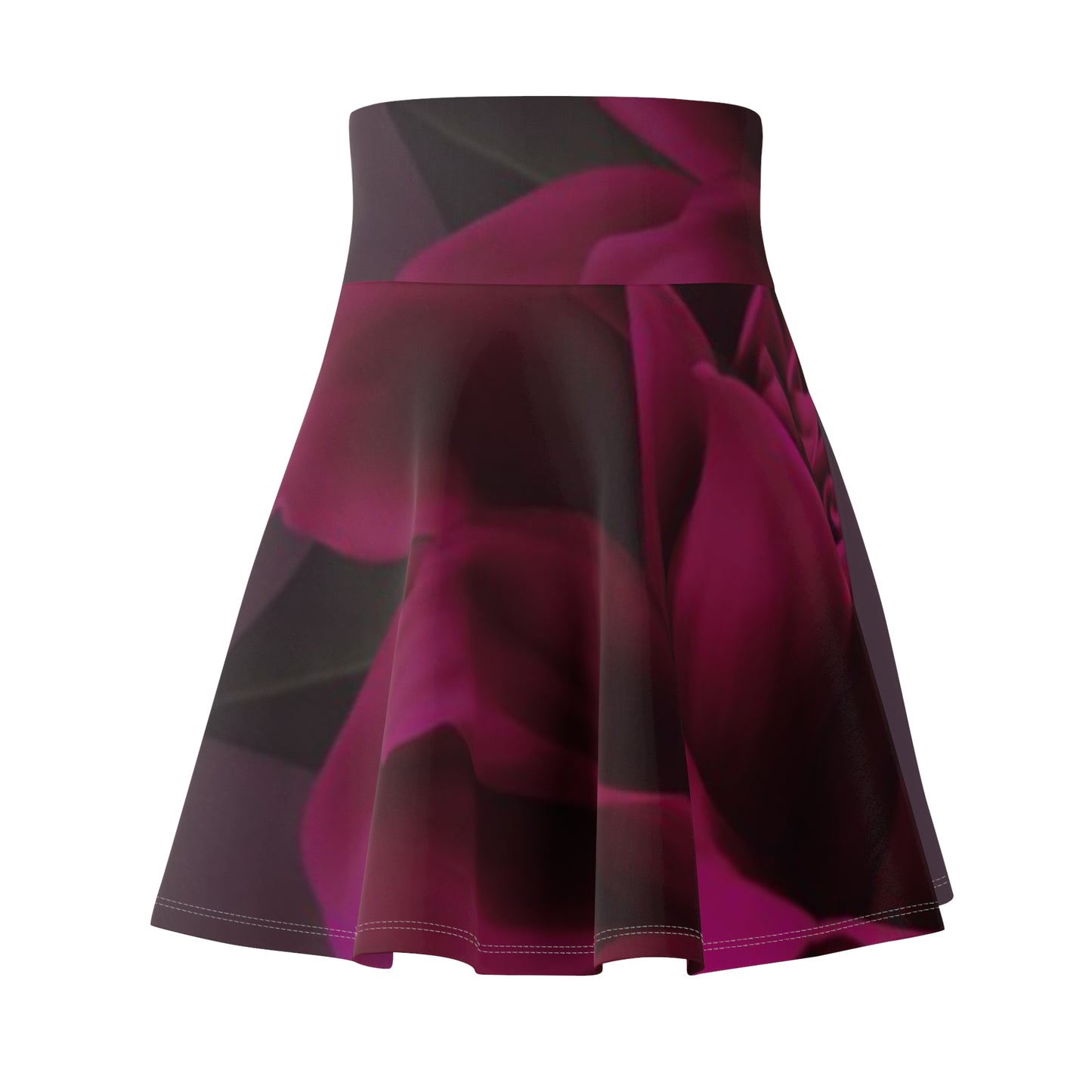 Magenta Dahlia Skater Skirt