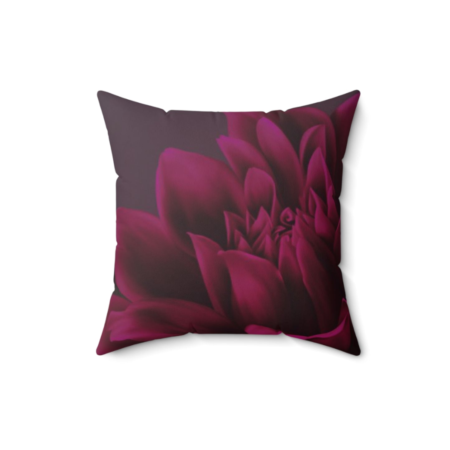 Magenta Dahlia Square Pillow