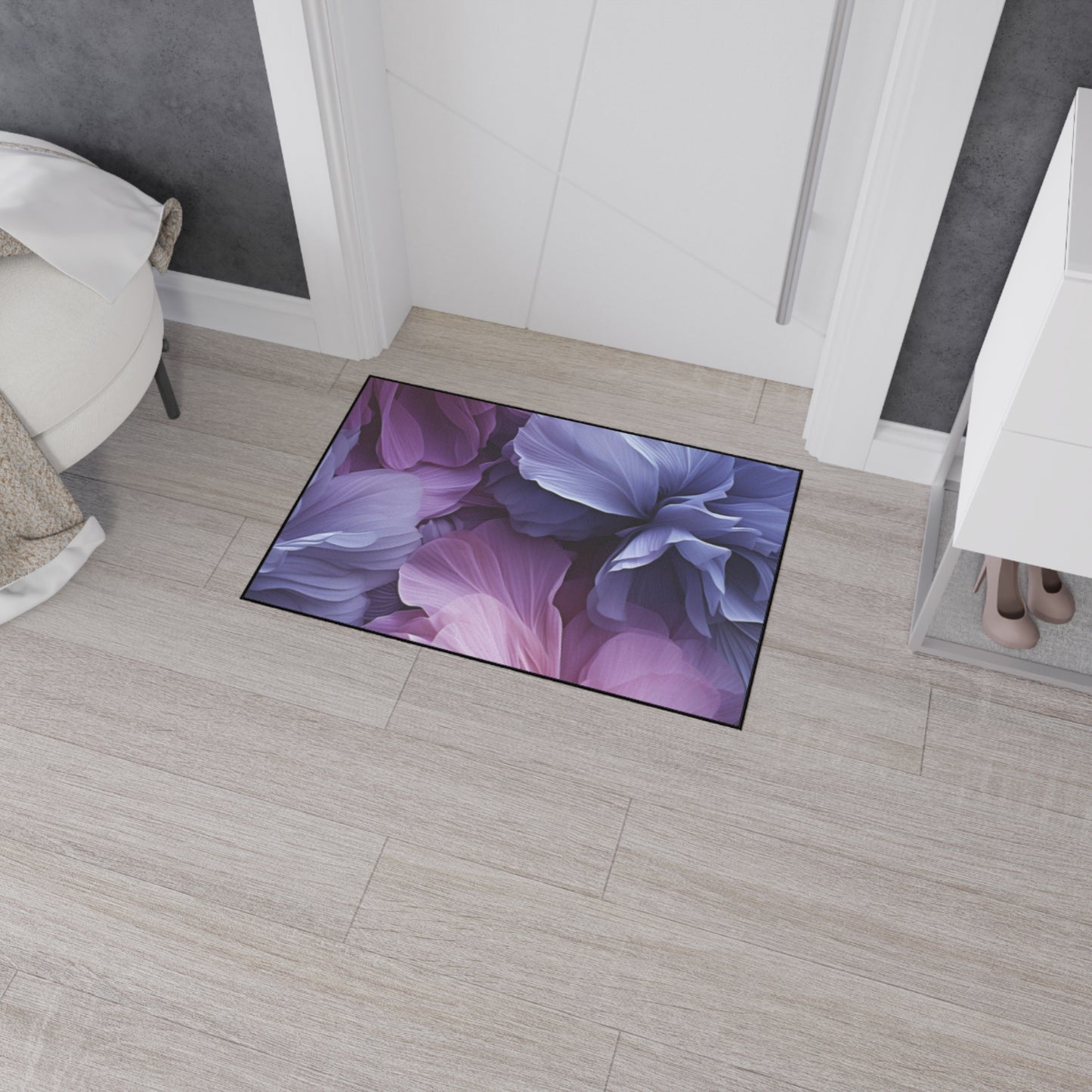 Floral Flow Heavy Duty Floor Mat