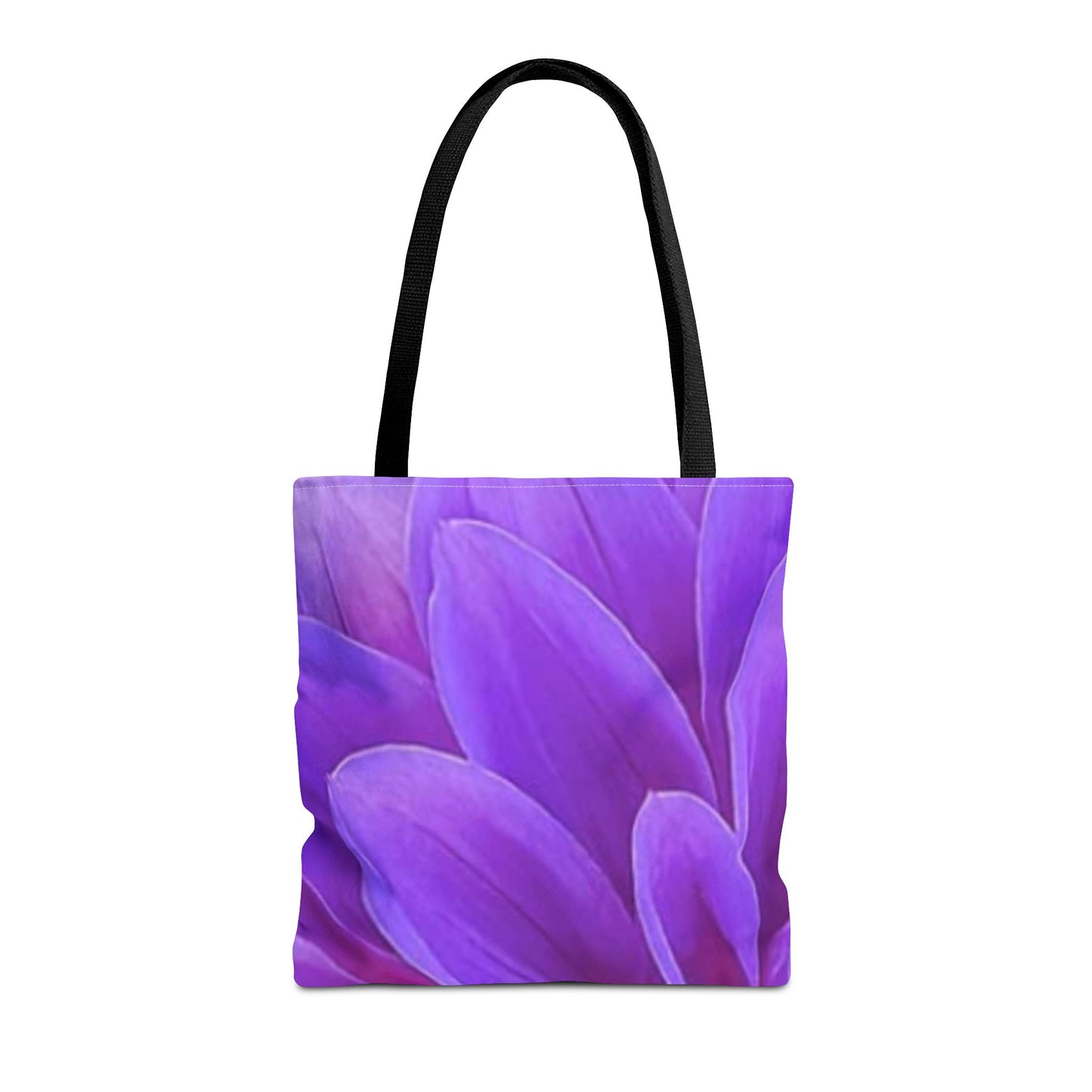 Purple Dahlia Square Tote Bag