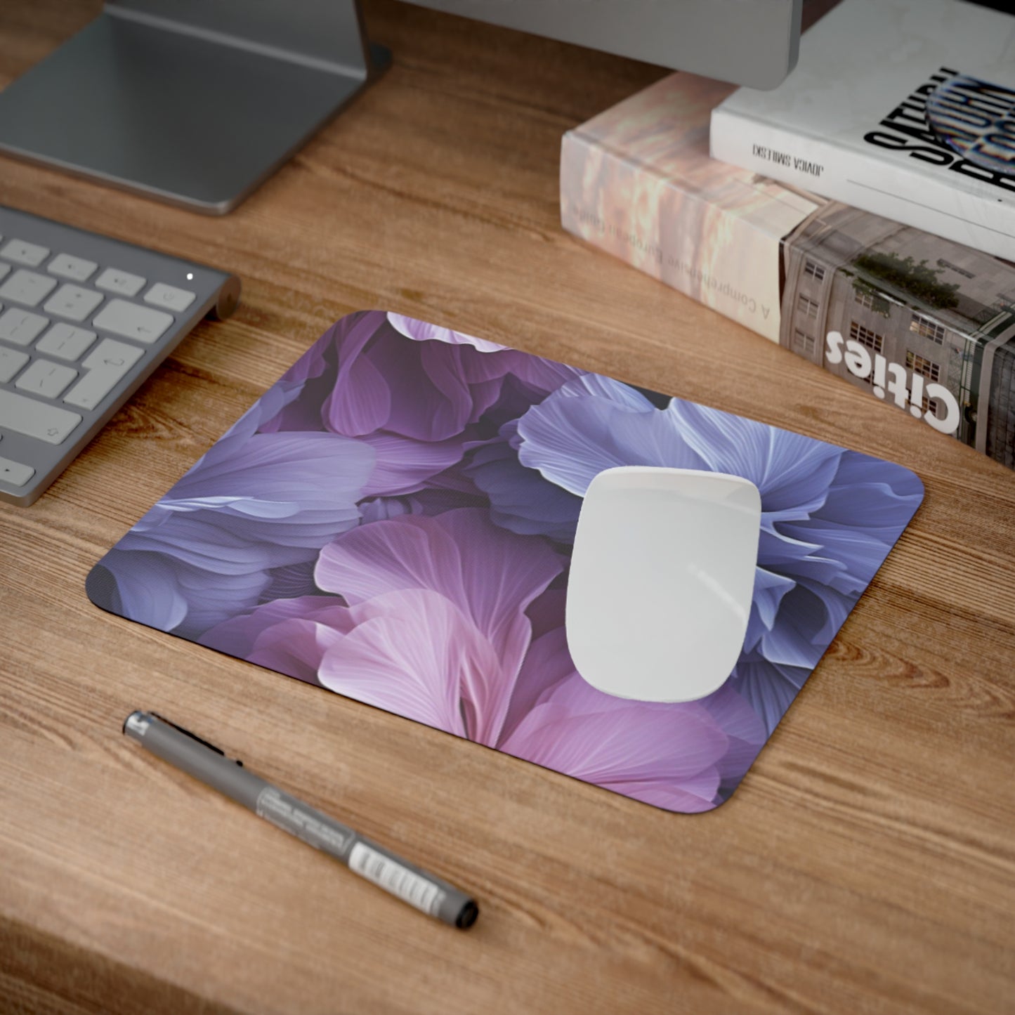 Floral Flow Desk Mouse Pad