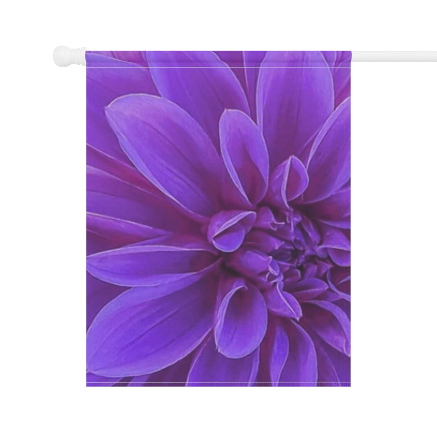 Purple Dahlia Garden & House Banner