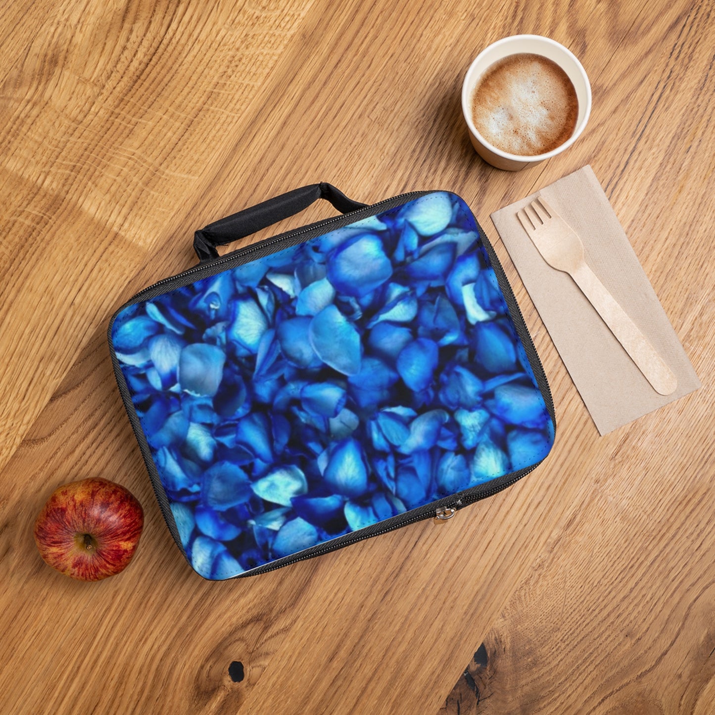 Blue Petals Lunch Bag