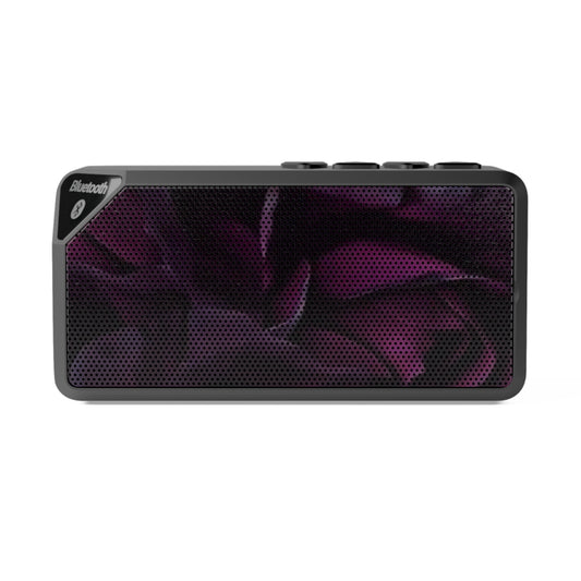 Dark Purple Floral Bluetooth Speaker