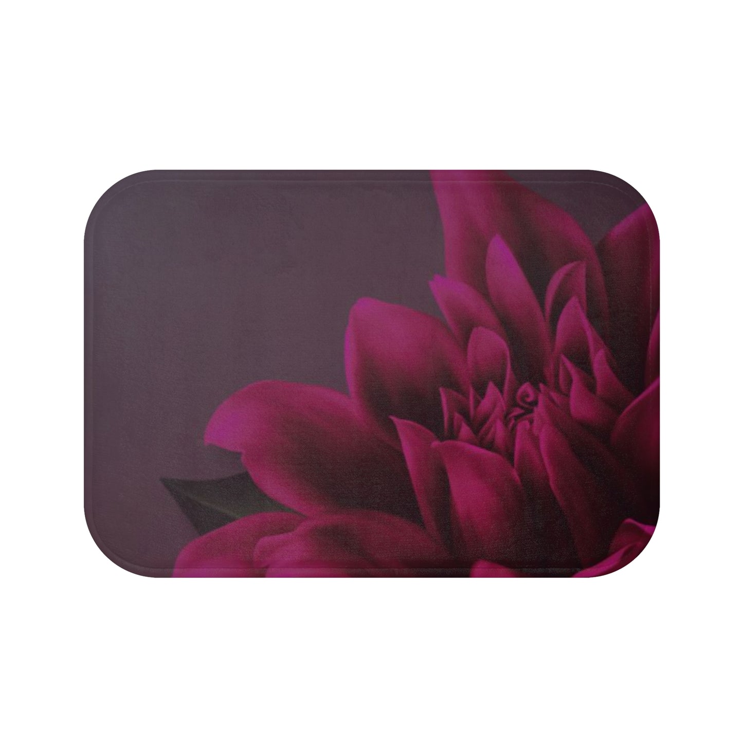 Magenta Dahlia Bath Mat