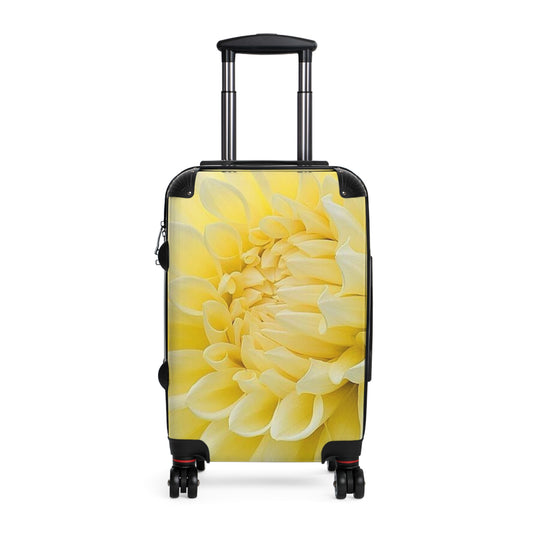 Yellow Dahlia Suitcase