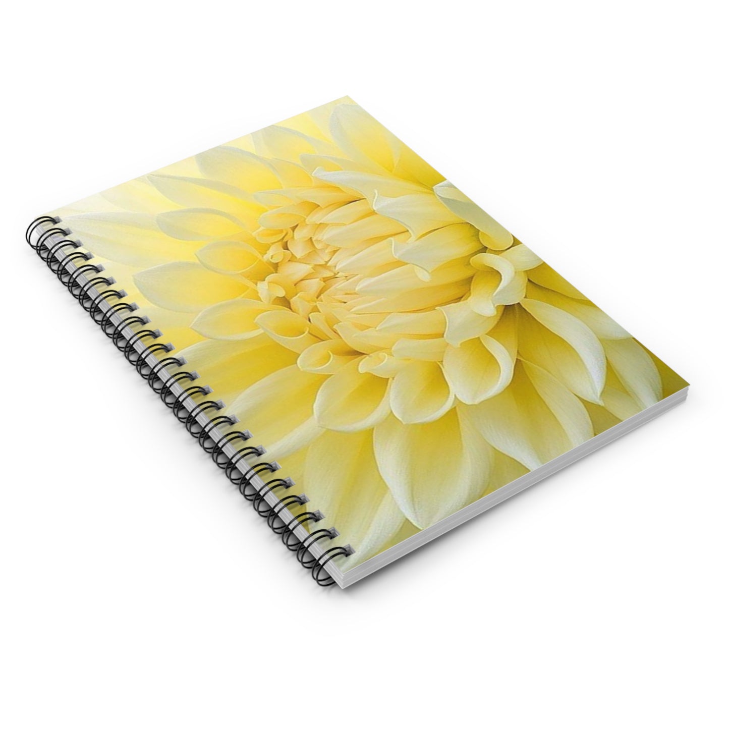 Yellow Dahlia Spiral Notebook - Ruled Line