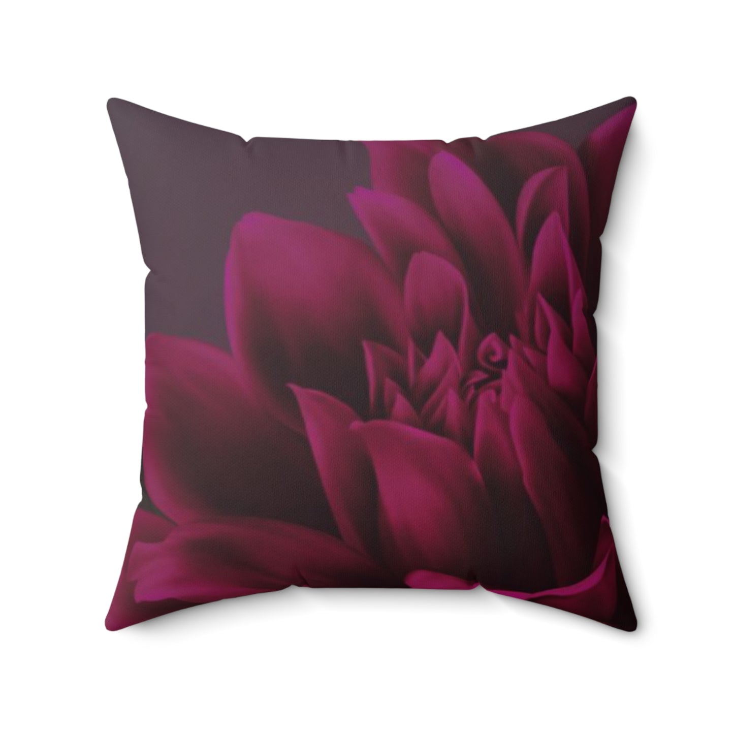 Magenta Dahlia Square Pillow