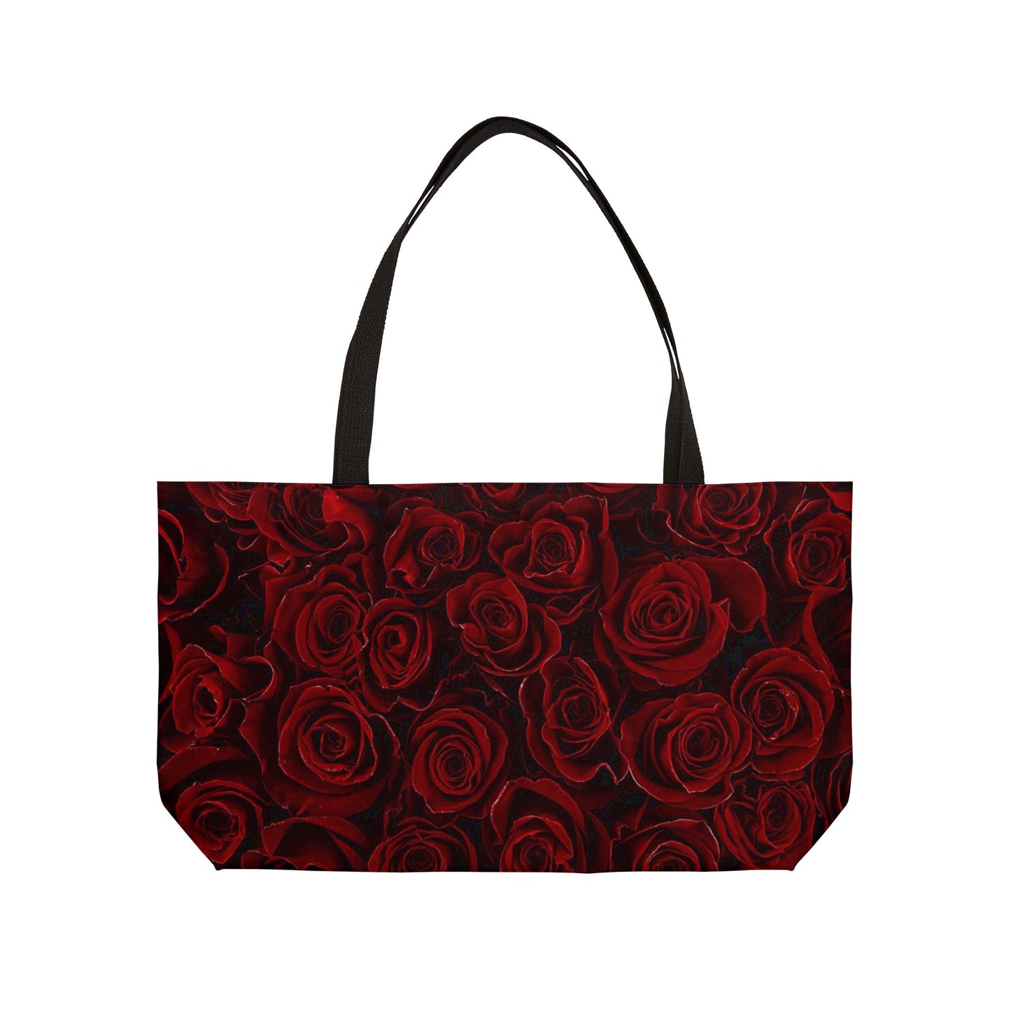 Red Roses Rectangle Tote Bag