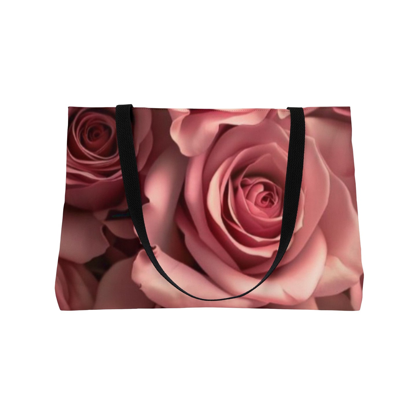 Pink Roses Rectangle Tote Bag