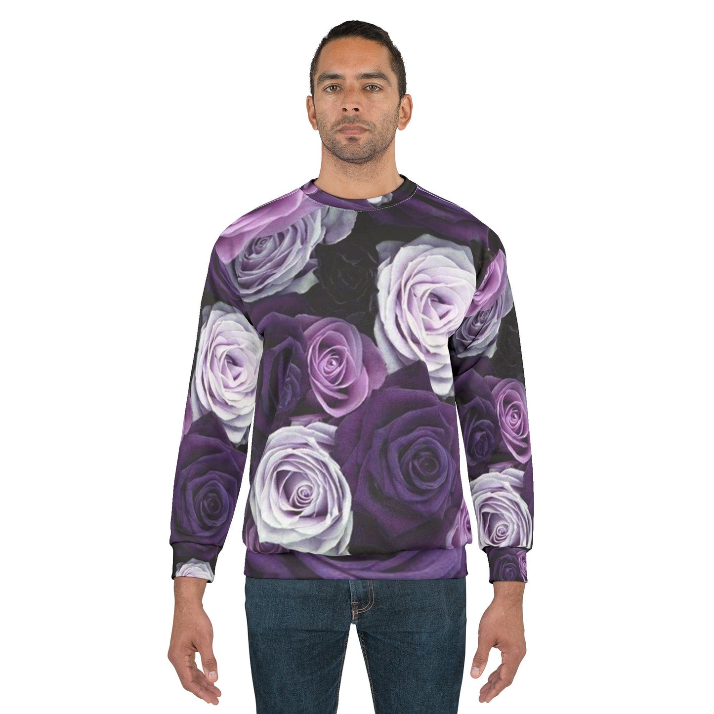 Purple Roses Sweatshirt