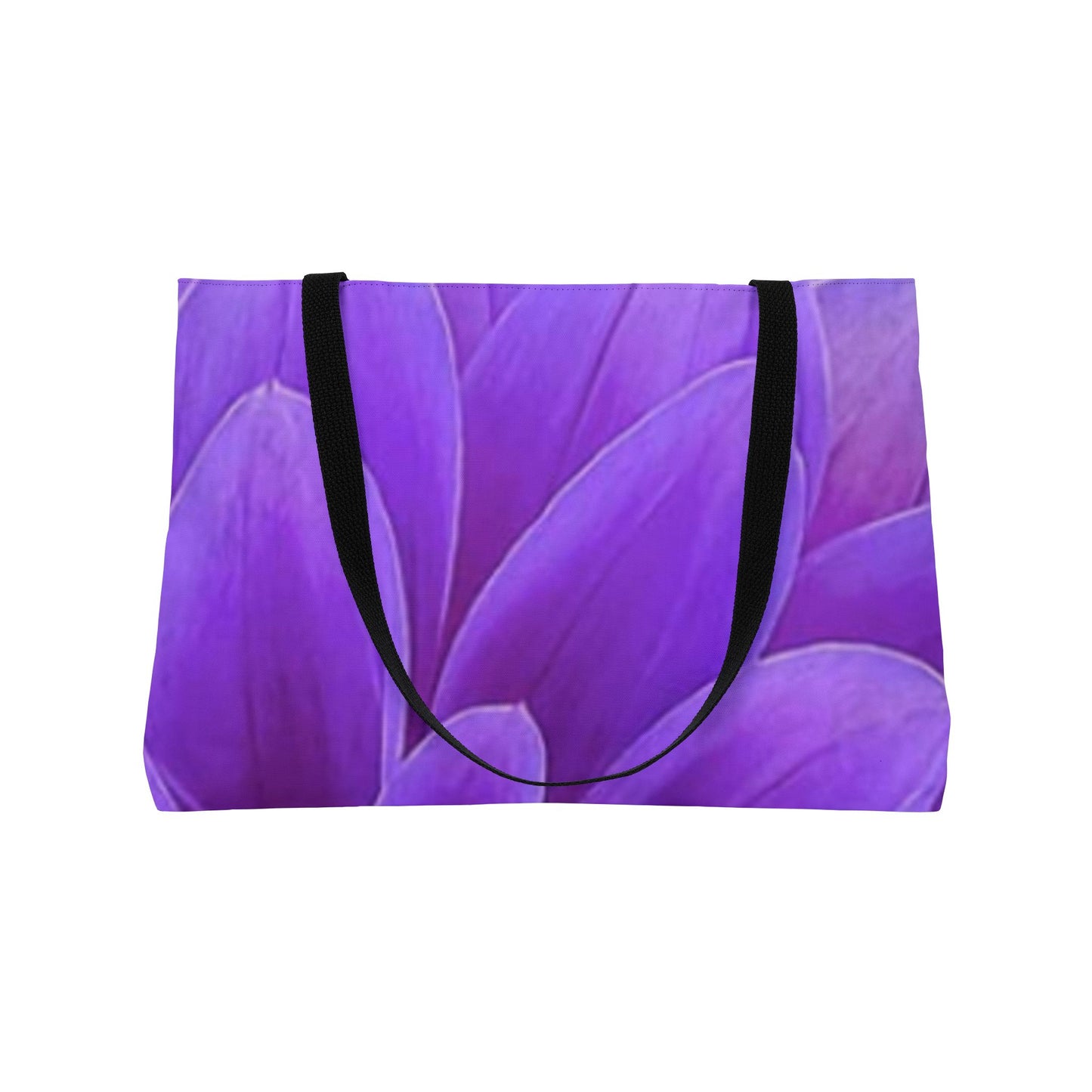 Purple Dahlia Rectangle Tote Bag