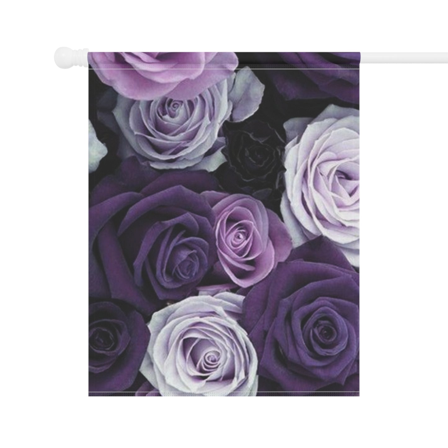 Purple Roses Garden & House Banner