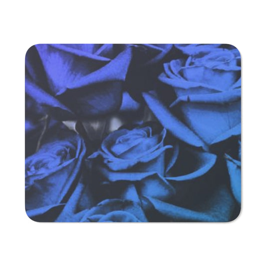 Blue Roses Desk Mouse Pad