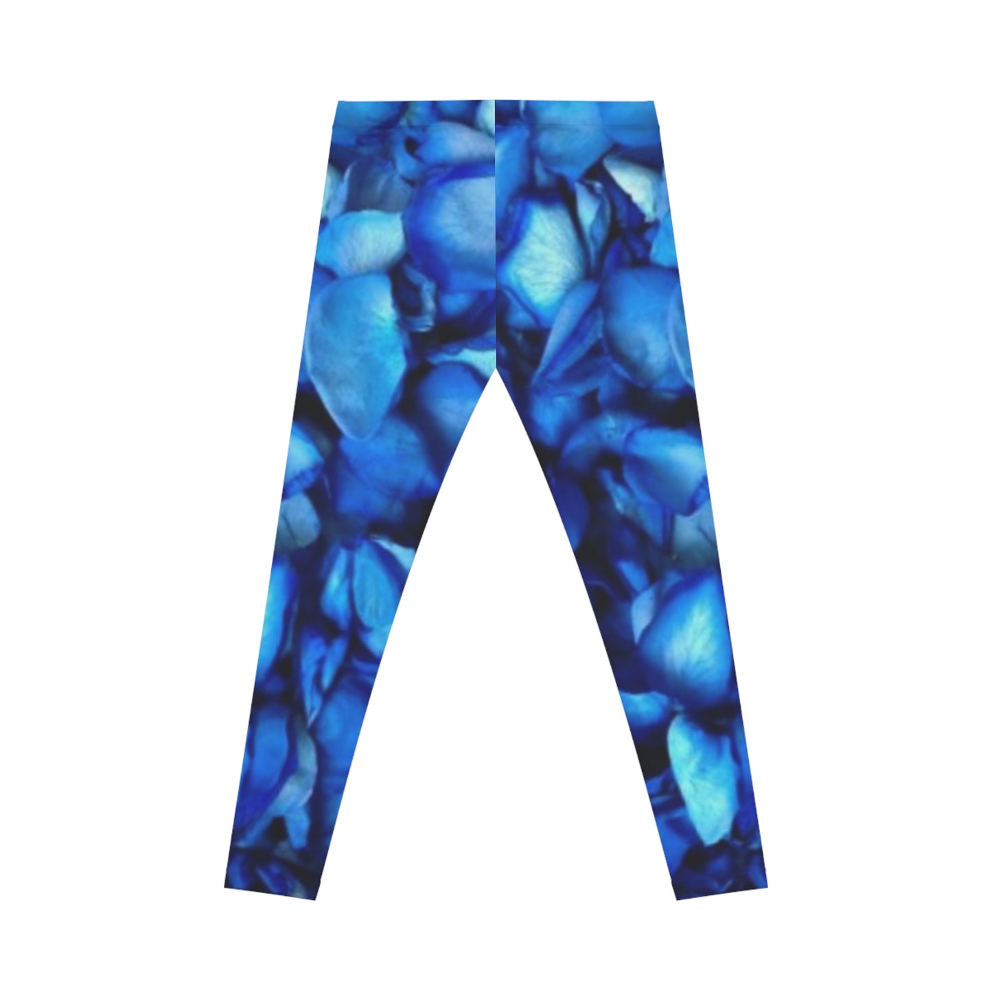 Blue Petals Casual Leggings