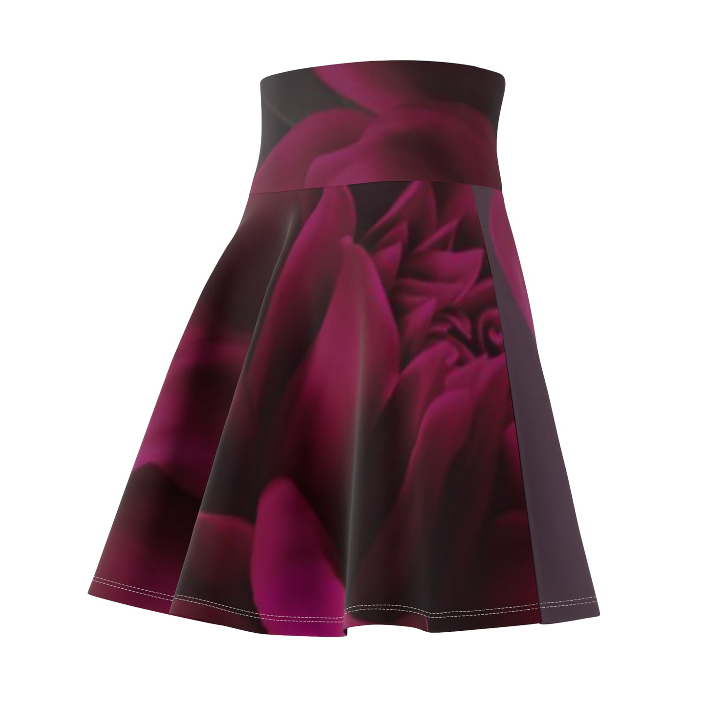 Magenta Dahlia Skater Skirt