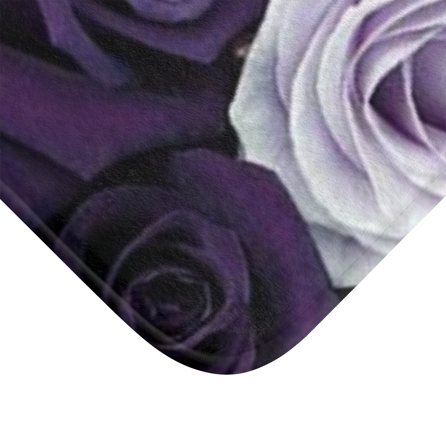 Purple Roses Bath Mat