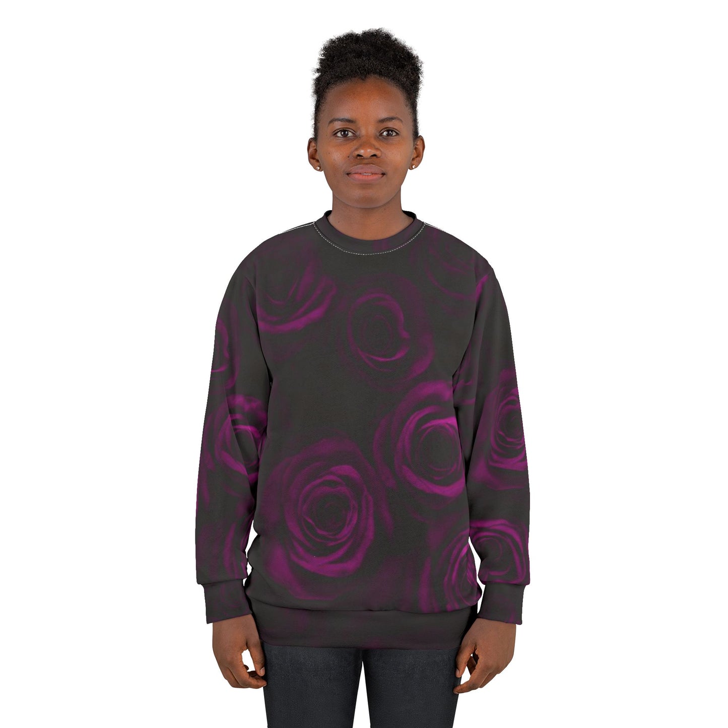 Purple Roses Sweatshirt