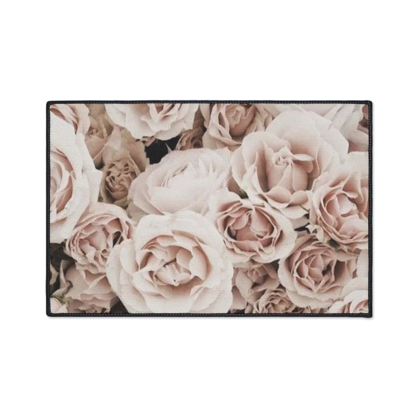 Light Pink Roses Heavy Duty Floor Mat