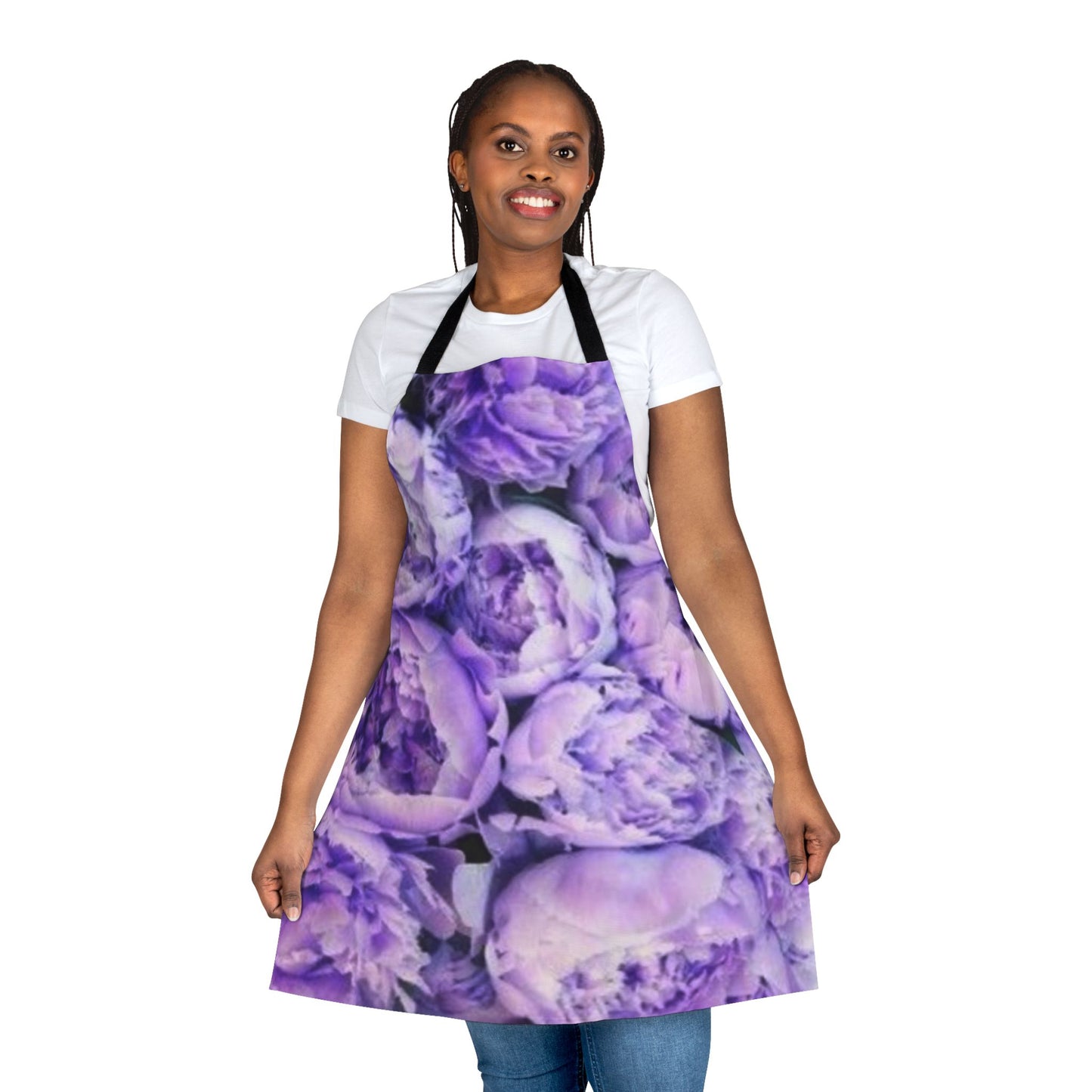 Purple Peony Apron