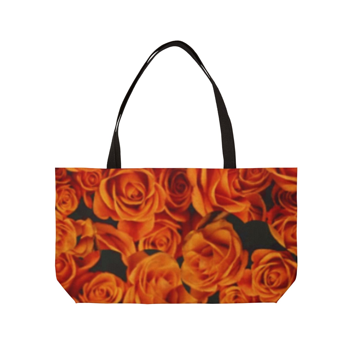 Orange Roses Rectangle Tote Bag