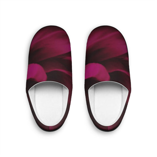 Magenta Dahlia Slippers