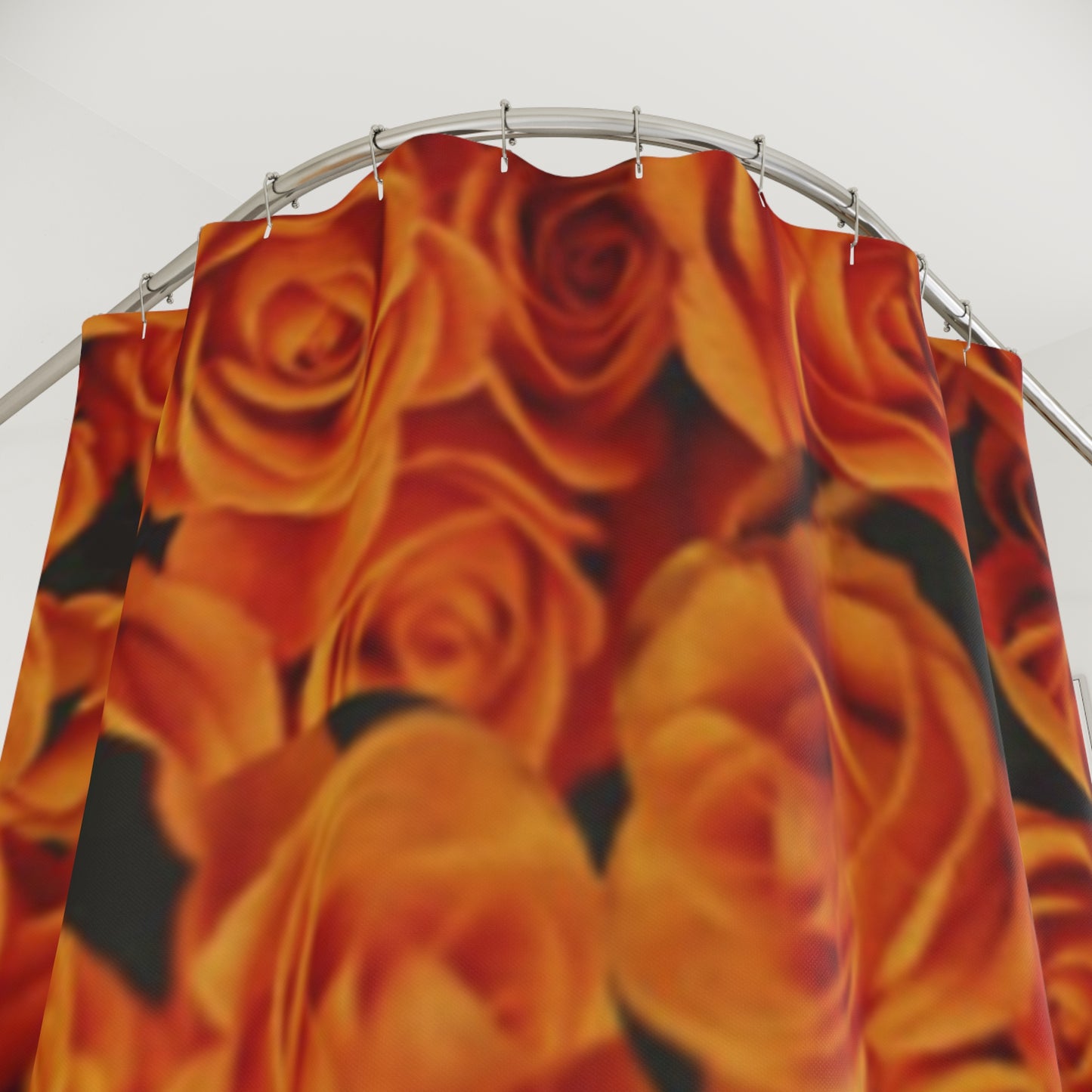 Orange Roses Shower Curtain