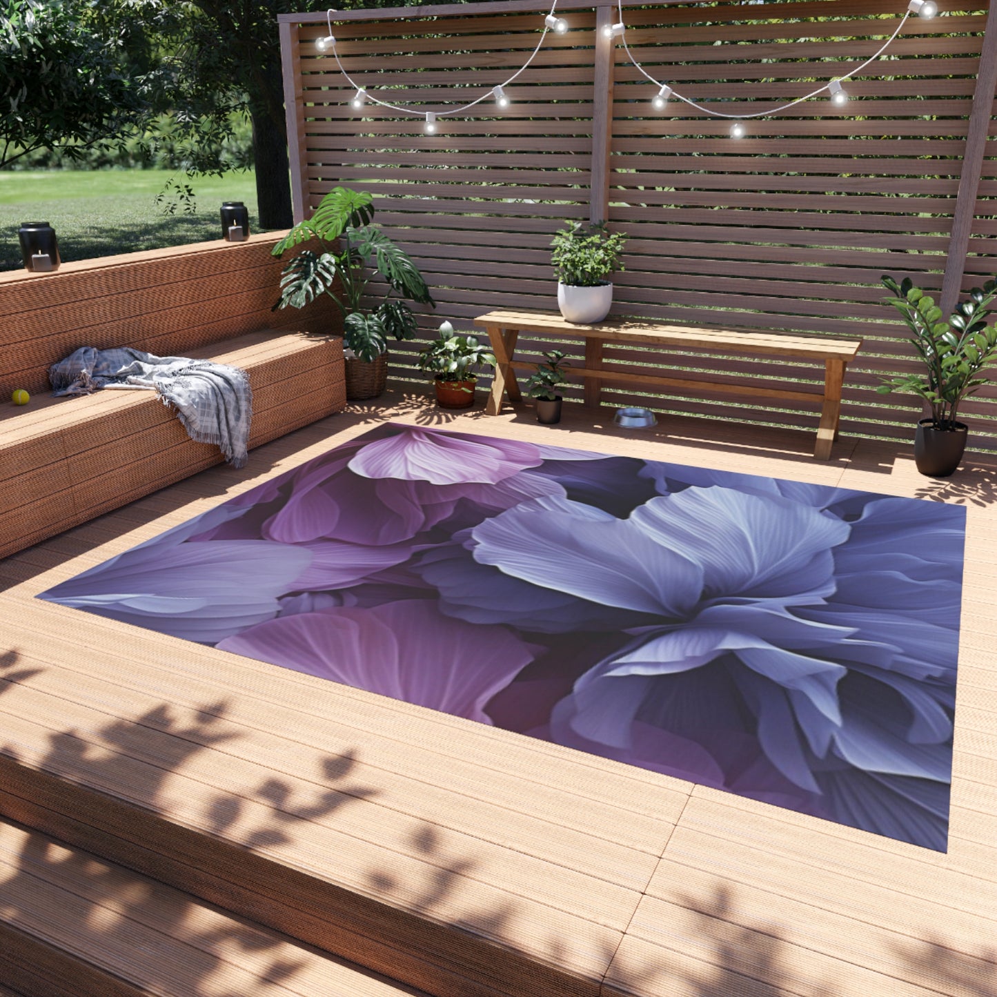 Floral Flow Outdoor Rug