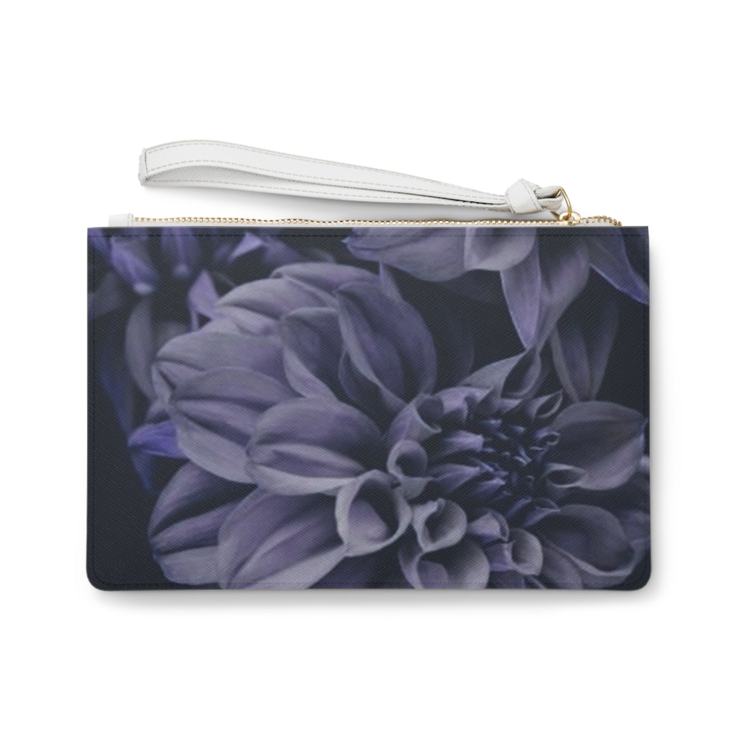 Blue Dahlia Clutch Bag