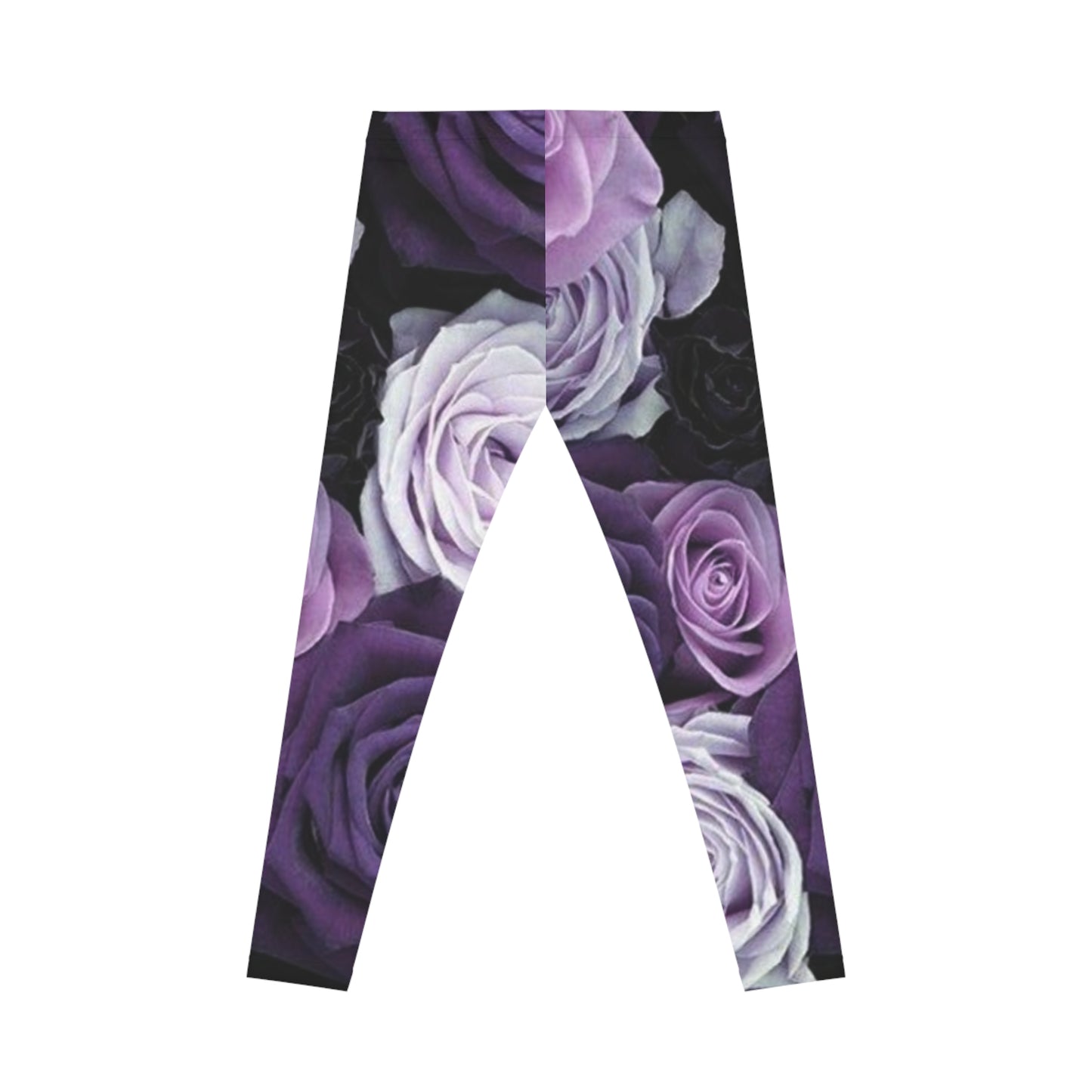 Purple Roses Casual Leggings