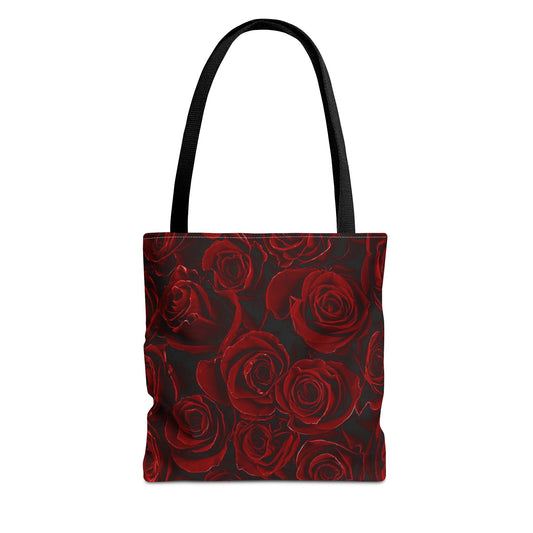 Red Roses Square Tote Bag