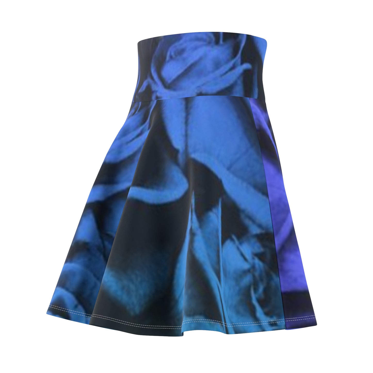 Blue Roses Skater Skirt