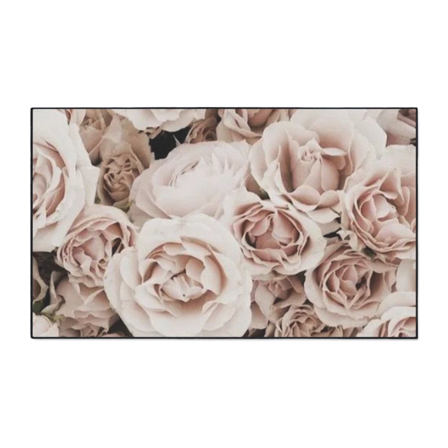 Light Pink Roses Heavy Duty Floor Mat