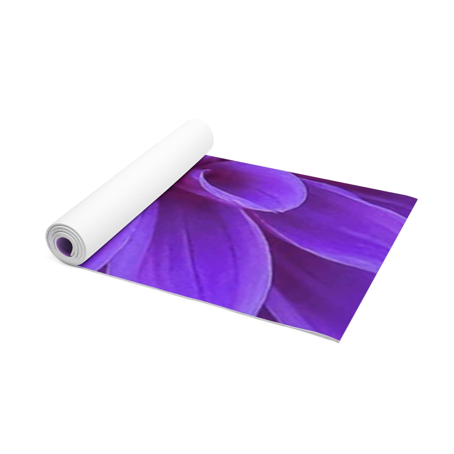 Purple Dahlia Exercise Mat