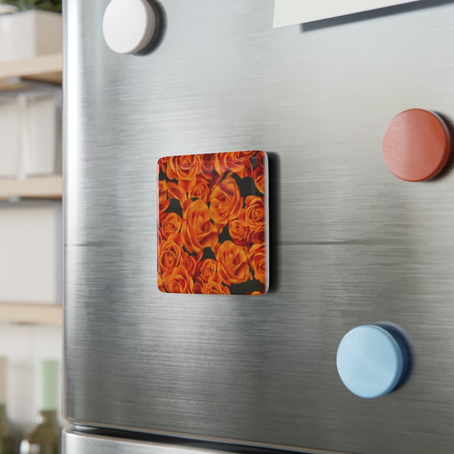 Orange Roses Magnet