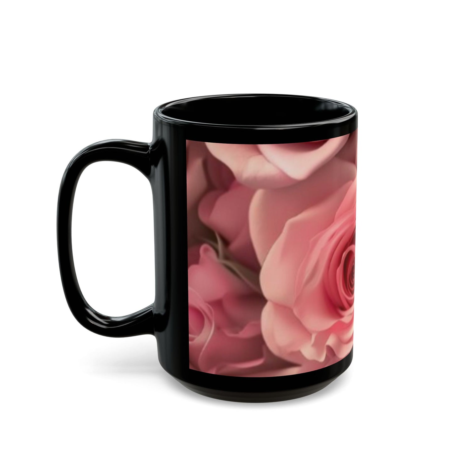 Pink Roses Mug