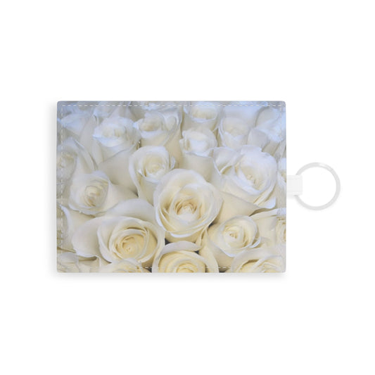 White Roses Card Holder