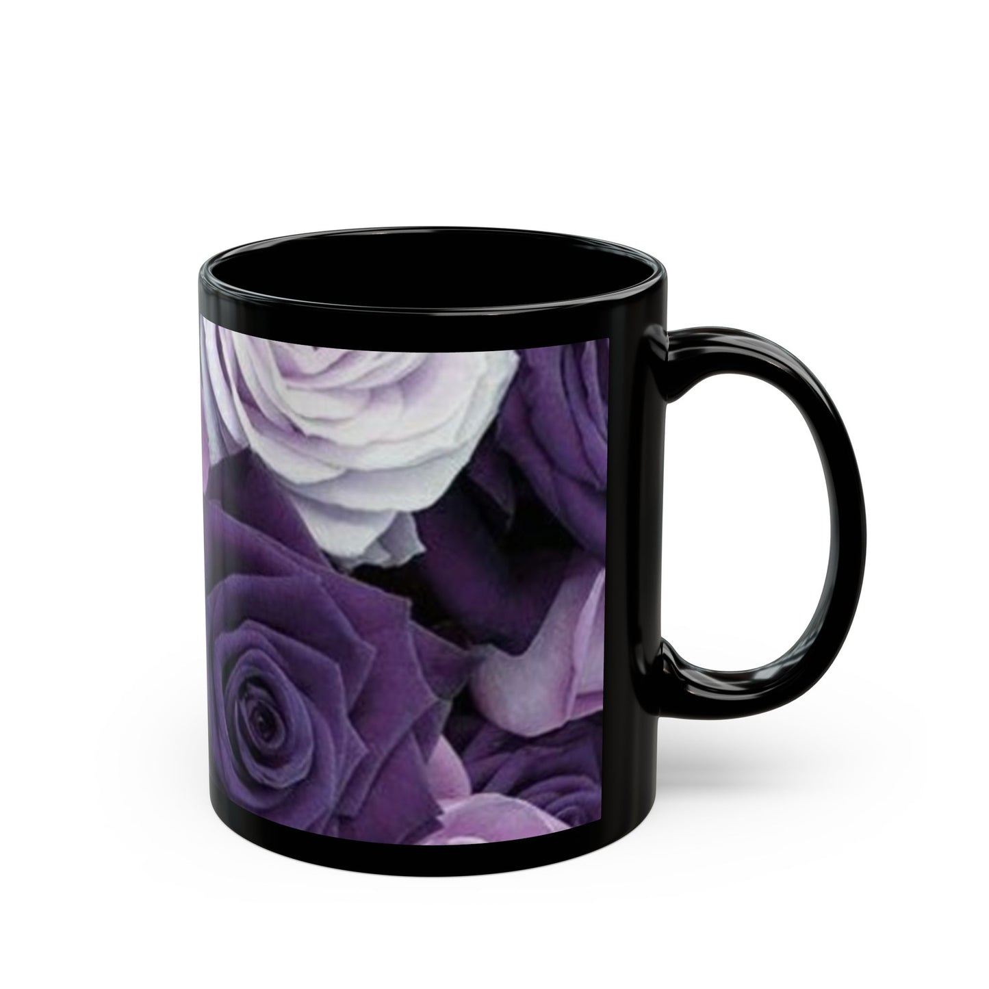 Purple Roses Mug