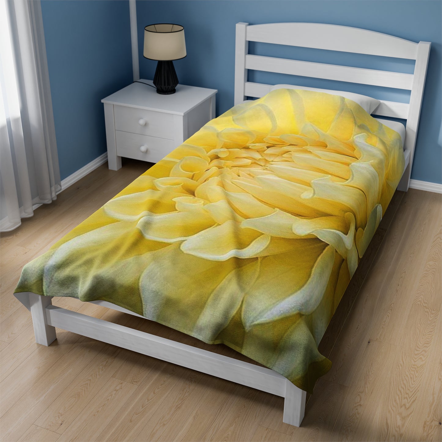 Yellow Dahlia Blanket