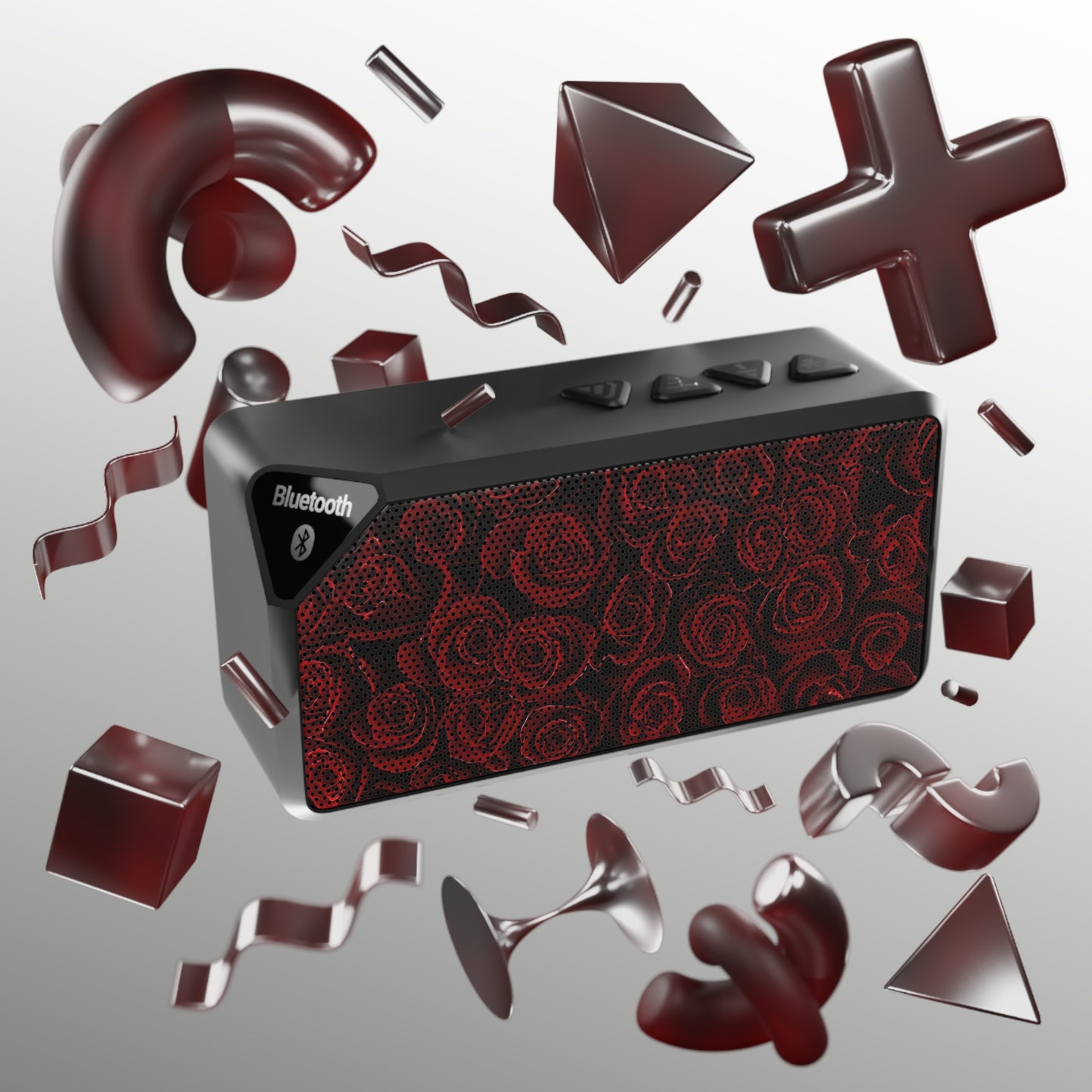 Red Roses Bluetooth Speaker