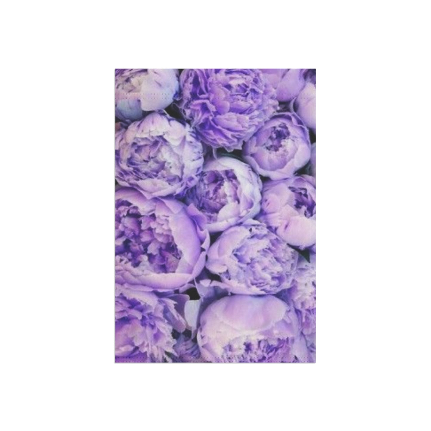 Purple Peony Garden & House Banner