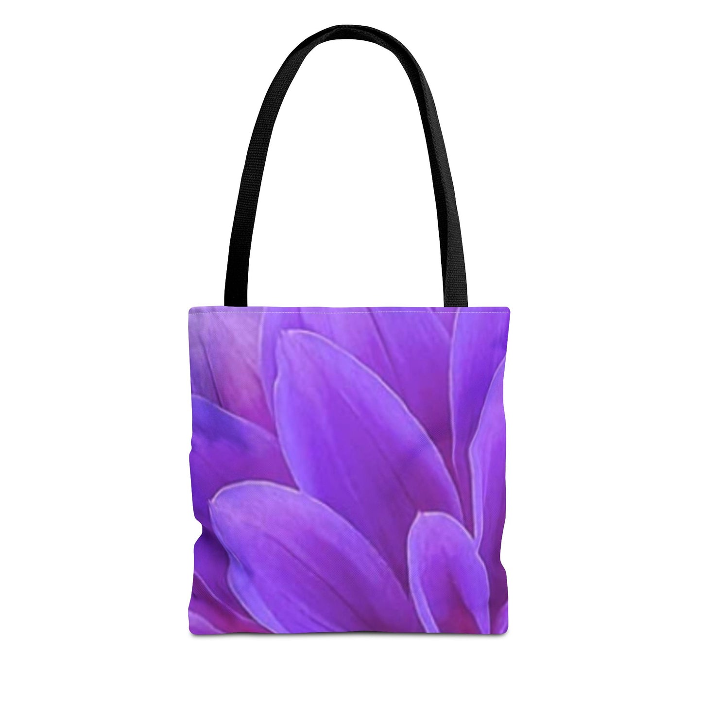 Purple Dahlia Square Tote Bag