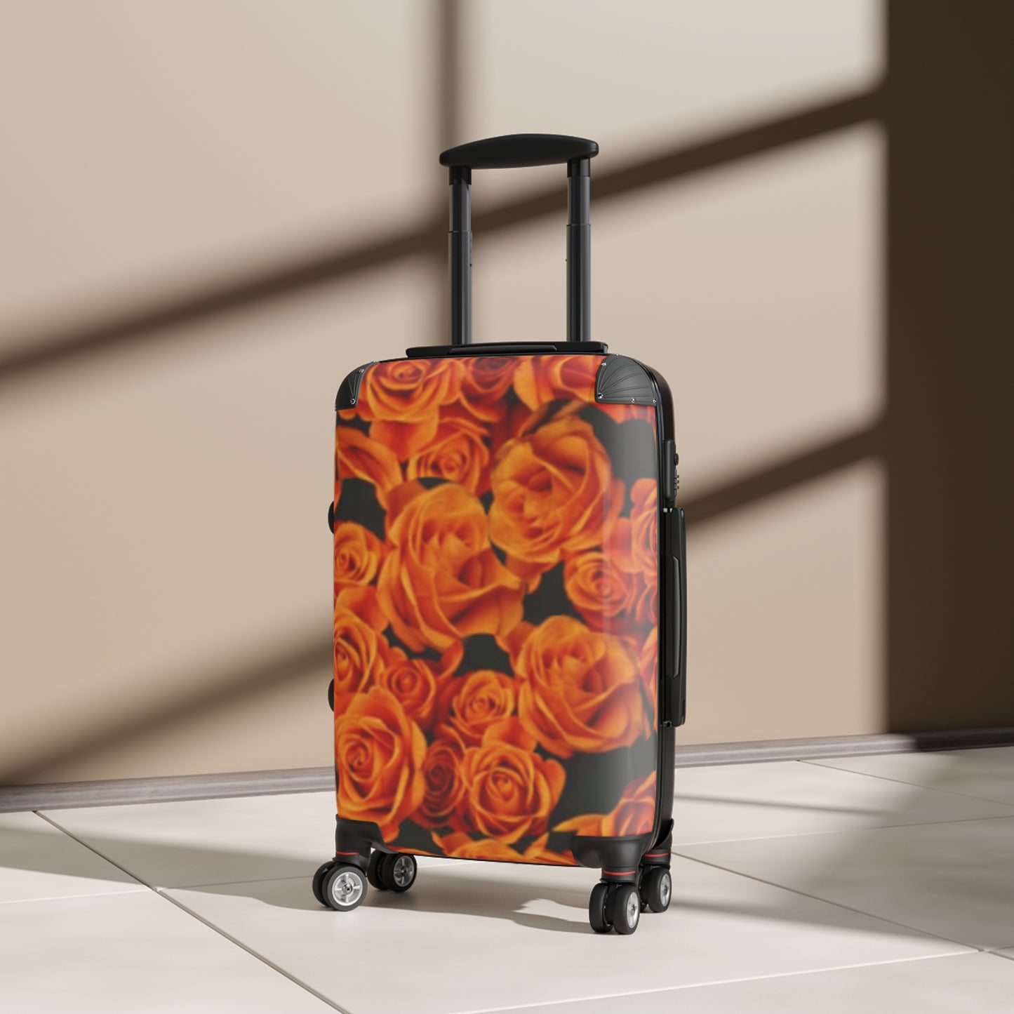 Orange Roses Suitcase