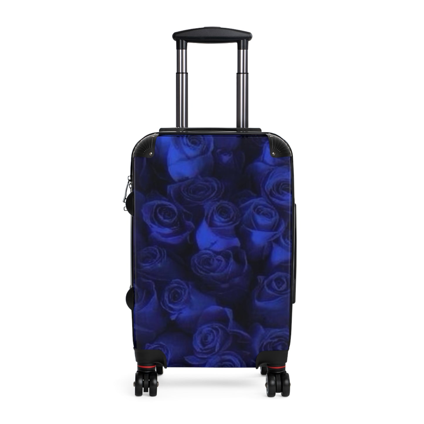 Dark Blue Roses Suitcase