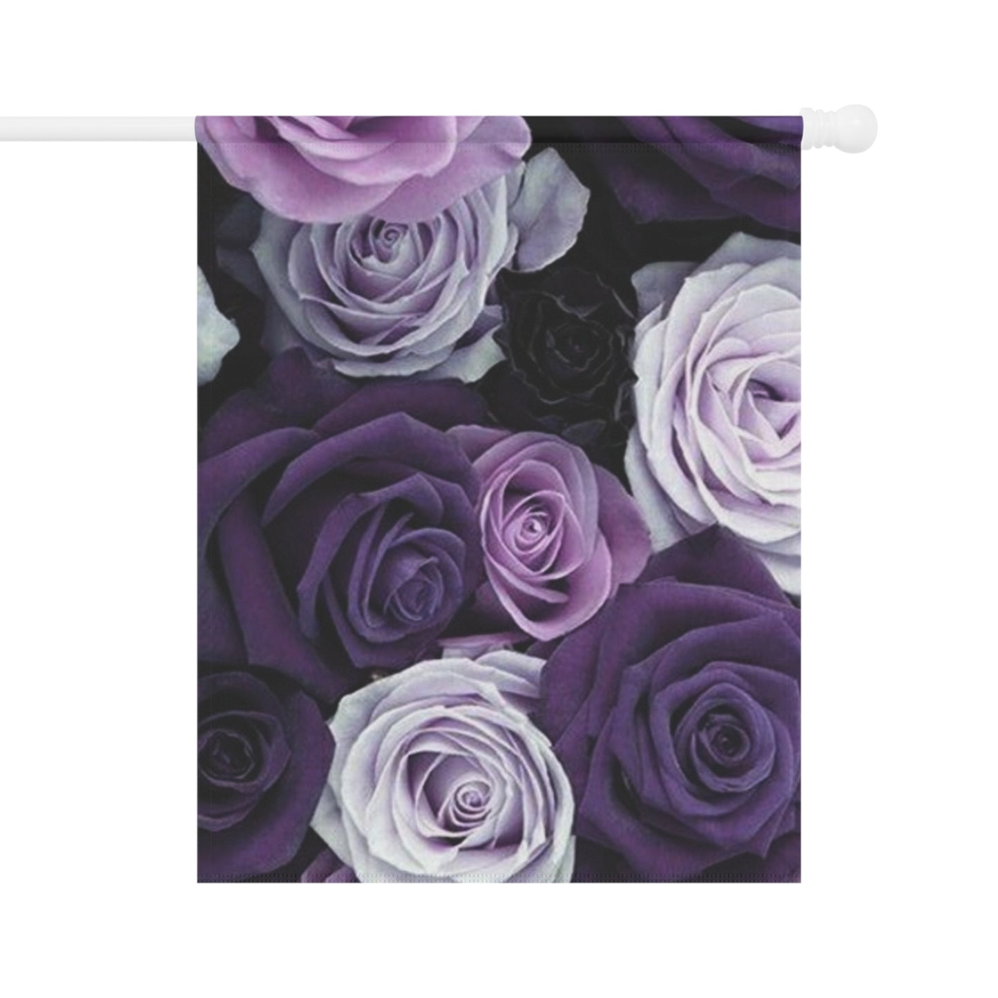 Purple Roses Garden & House Banner